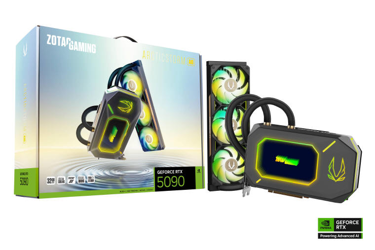 ZOTAC prezentuje GeForce RTX 5090 ARCTICSTORM AIO