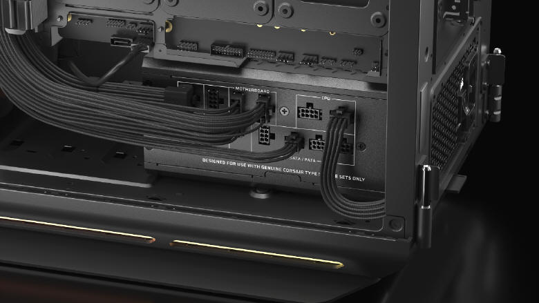 CORSAIR HXi SHIFT Platinum z iCUE LINK i obsługą PCIe 5.1