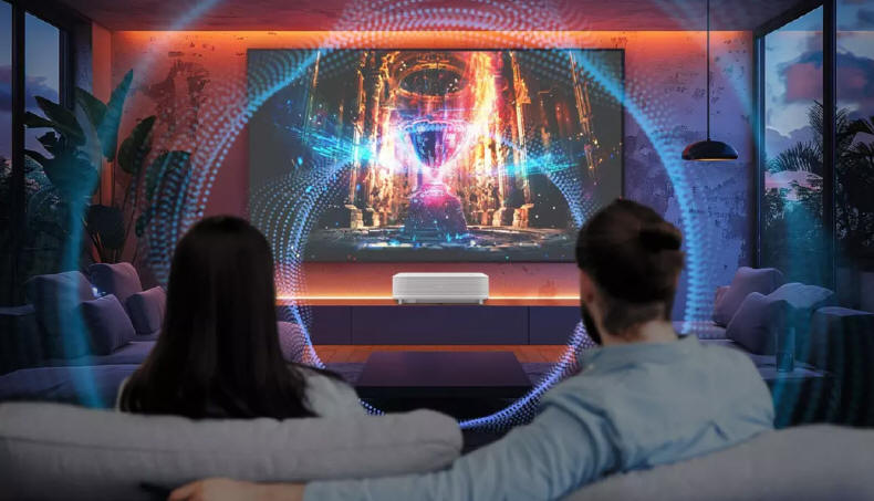 Epson Lifestudio Grand - projektor 4K z laserem i dźwiękiem Bose