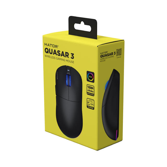 HATOR Quasar 3 – nowa seria lekkich myszy z sensorem 3950