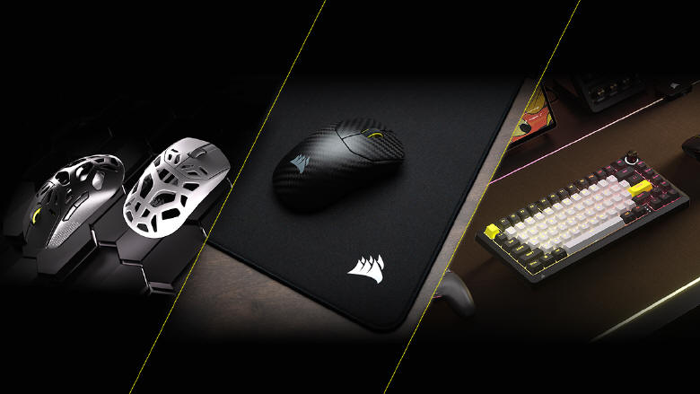 CORSAIR prezentuje flotę nowych urządzeń peryferyjnych