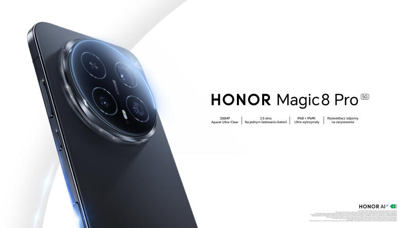 HONOR Magic8 Pro debiutuje w Polsce