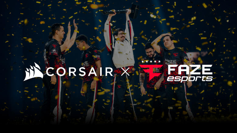 CORSAIR - wsp�praca partnerska z FaZe Esports, firm� GameSquare