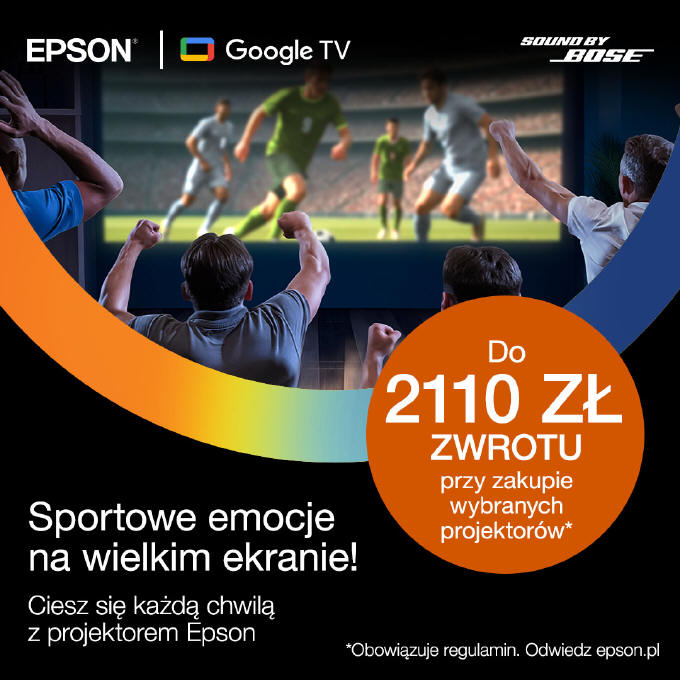 Epson uruchamia cashback na projektory