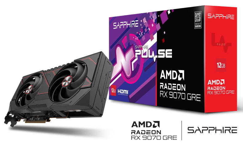 SAPPHIRE PULSE AMD Radeon RX 9070 GRE