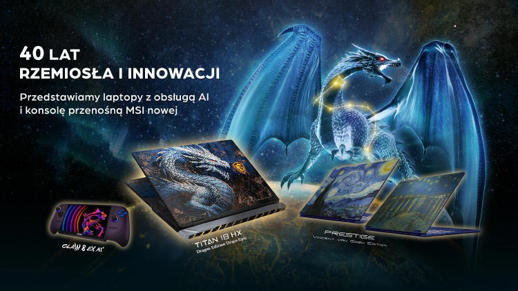 Titan 18 HX Dragon Edition Draco Epic na 40-lecie marki MSI