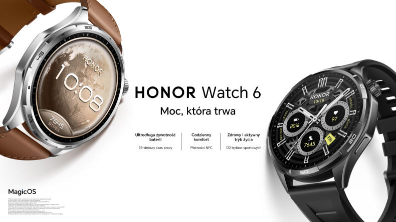 Oficjalny start sprzedaży smartwatcha HONOR Watch 6 w Polsce