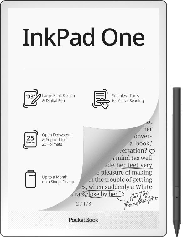 PocketBook InkPad One z nowymi narzędziami do notowania