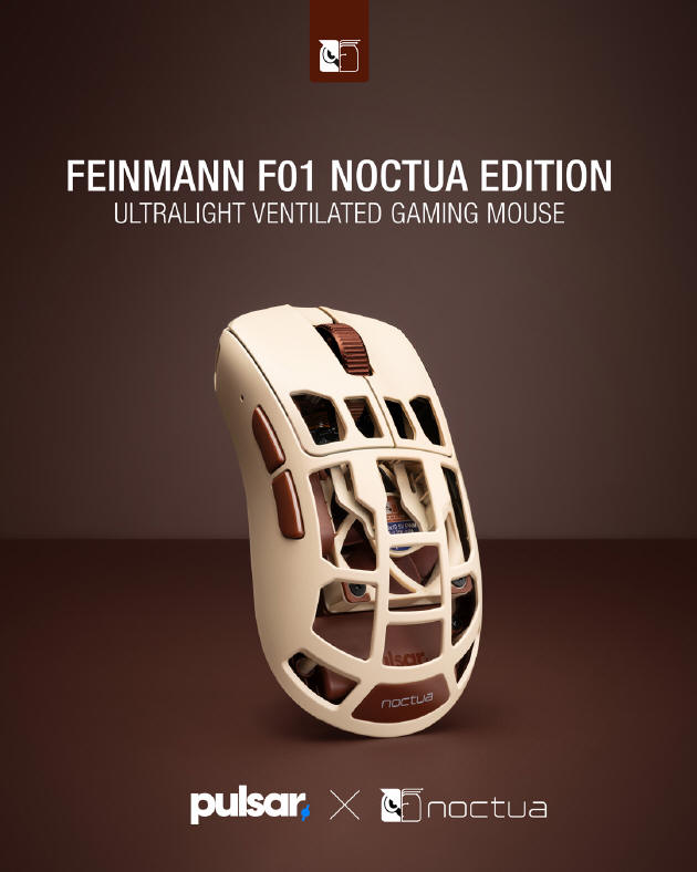 Pulsar i Noctua prezentuj� mysz Feinmann F01 Noctua Edition