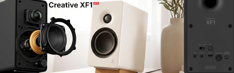 Creative XF1 to Bi-amping, DSP i Hi-Res Audio
