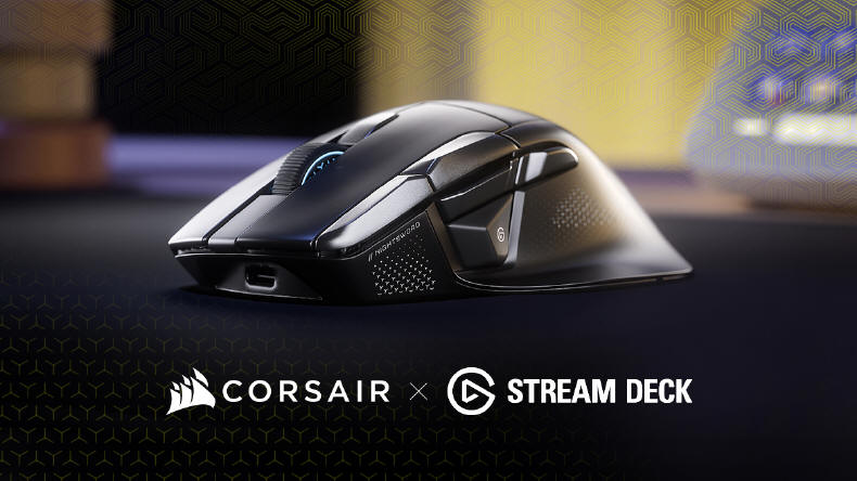 CORSAIR NIGHTSWORD v2 WIRELESS SD z przyciskiem Stream Deck