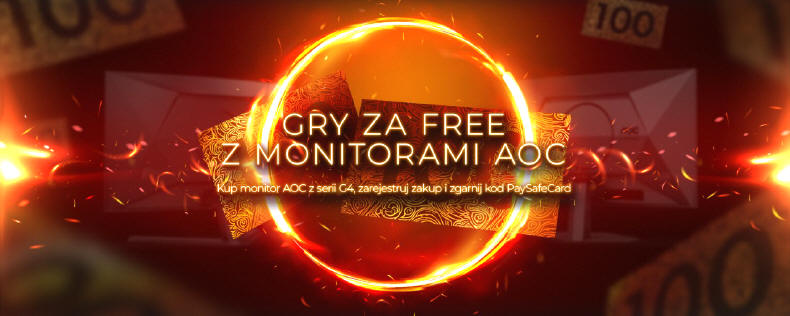 100 PLN do wydania na gry przy zakupie monitor�w OLED AOC GAMING