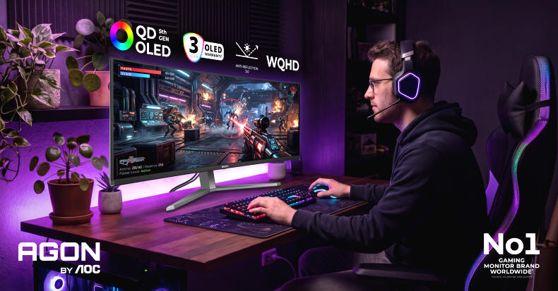 AGON by AOC wraca na Gamescom 2026 z nowymi monitorami OLED