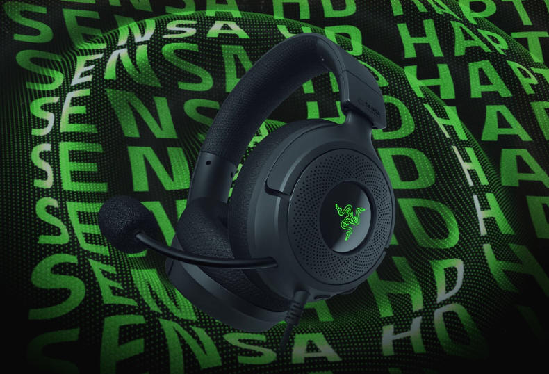 Razer Kraken V4 X z technologią Sensa HD Haptics
