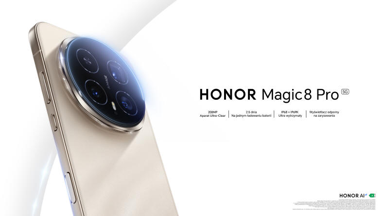 HONOR Magic8 Pro debiutuje w Polsce