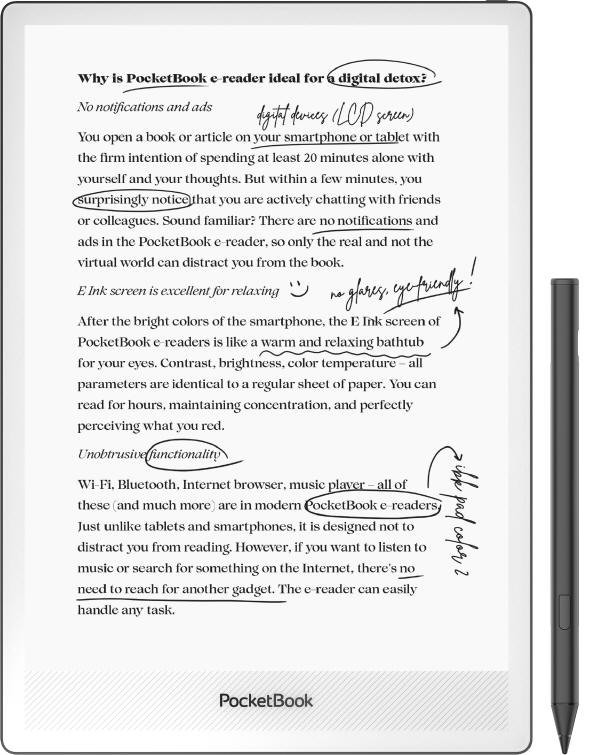 PocketBook InkPad One z rysikiem - nowy czytnik o wielko�ci 10.3 cala