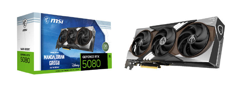 Limitowana RTX 5080 od MSI - Mandalorian i Grogu