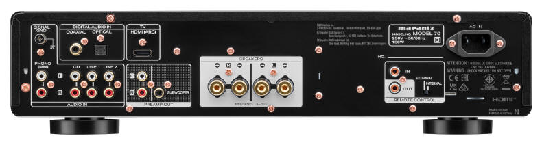 Marantz przedstawia wzmacniacz MODEL 70 oraz CD 70