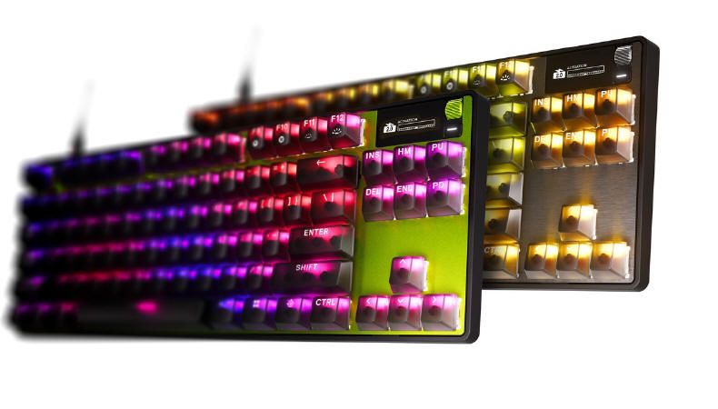 SteelSeries - najnowsze klawiatury Apex Pro Gen 3 LTD Cyber i Steel