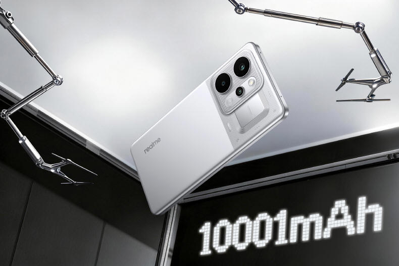 realme P4 Power 5G z pot�n� bateri� 10001 mAh