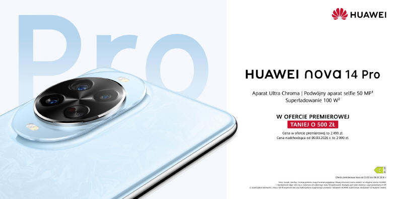 HUAWEI Mate X7 oraz HUAWEI nova 14 Pro