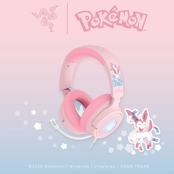 Razer i Pok�mon - s�uchawki z Charizardem, Lucario i Sylveonem
