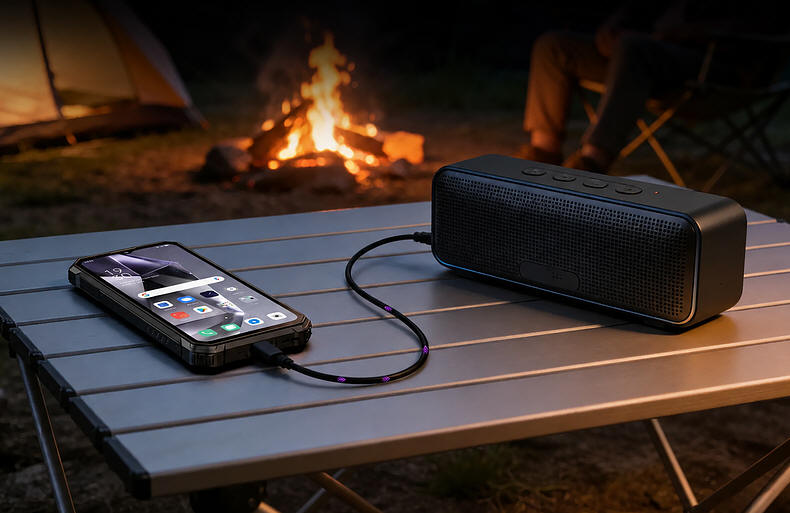 Oukitel - Smartfony z lampą kempingową, termowizją i odpornością