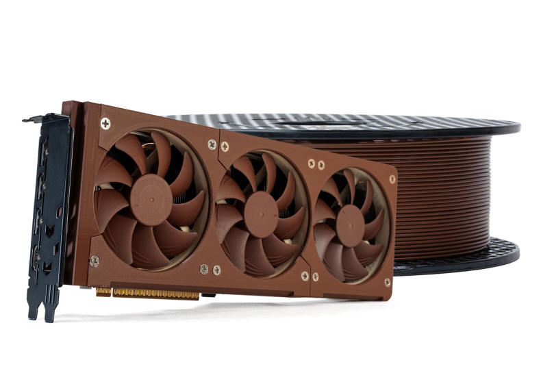 Noctua i Prusa Research - filamenty PETG kolorach Noctua