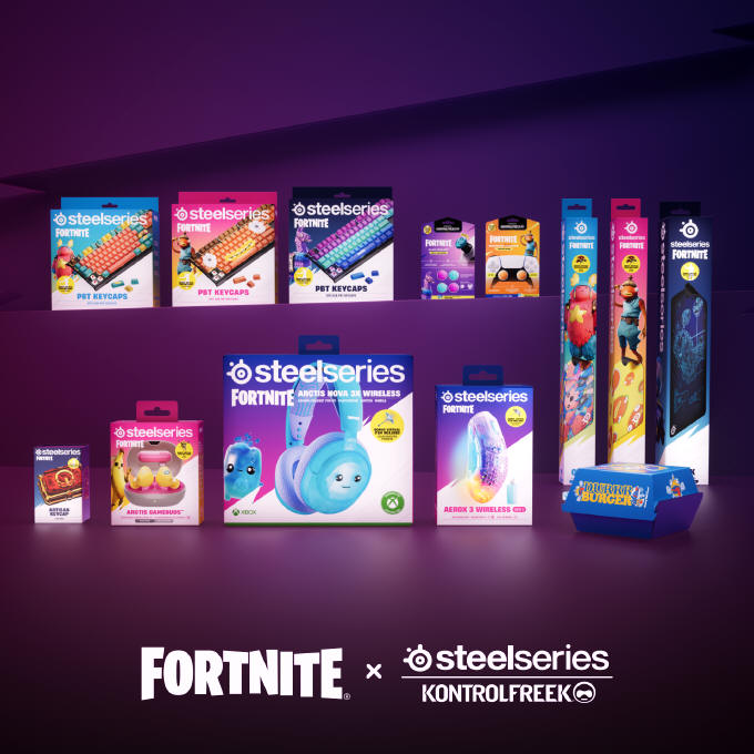SteelSeries i KontrolFreek prezentują nową kolekcję Fortnite